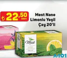 MEST NANE LİMONLU YEŞİL ÇAY 20'Lİ MEST NANE LİMONLU YEŞİL ÇAY 20'Lİ